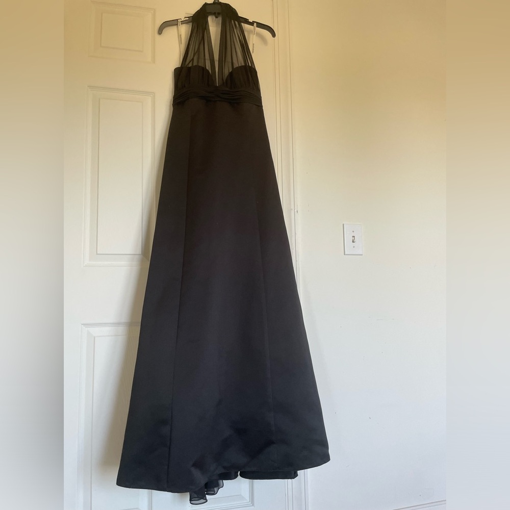 Black evening gown